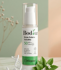 Écran solaire invisible spf 50+ au collagène