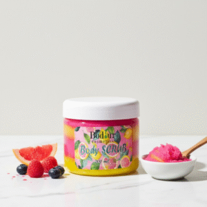 gommage bellara aux fruits rouges