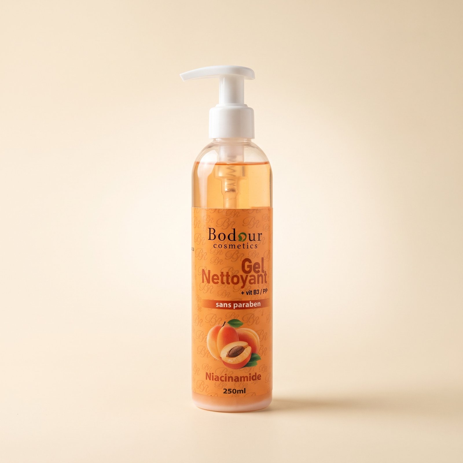 bodour-gel-nettoyant-niacinamide-base-peche Gel Nettoyant Niacinamide (base pêche) – Image 1